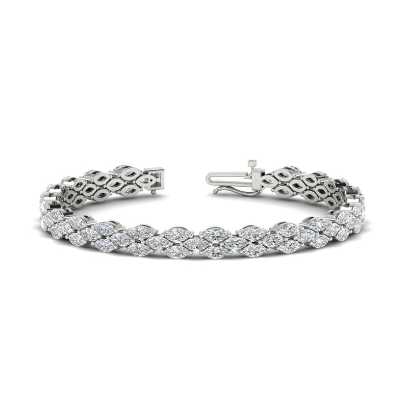 beautiful-marquise-tennis-bracelet-in-white-gold-FDBRC8632MQ-NL-WG