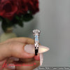 Load image into Gallery viewer, Beautiful-filigree-6-prong-diamond-engagement-ring-with-blue-topaz-in-14k-white-gold-FD9143-17