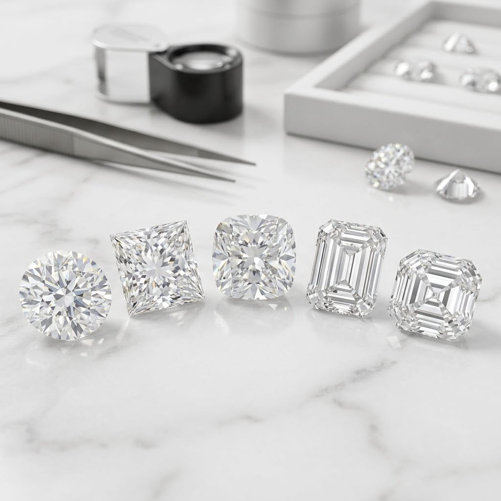 Best Diamond Shapes for VVS2 Clarity