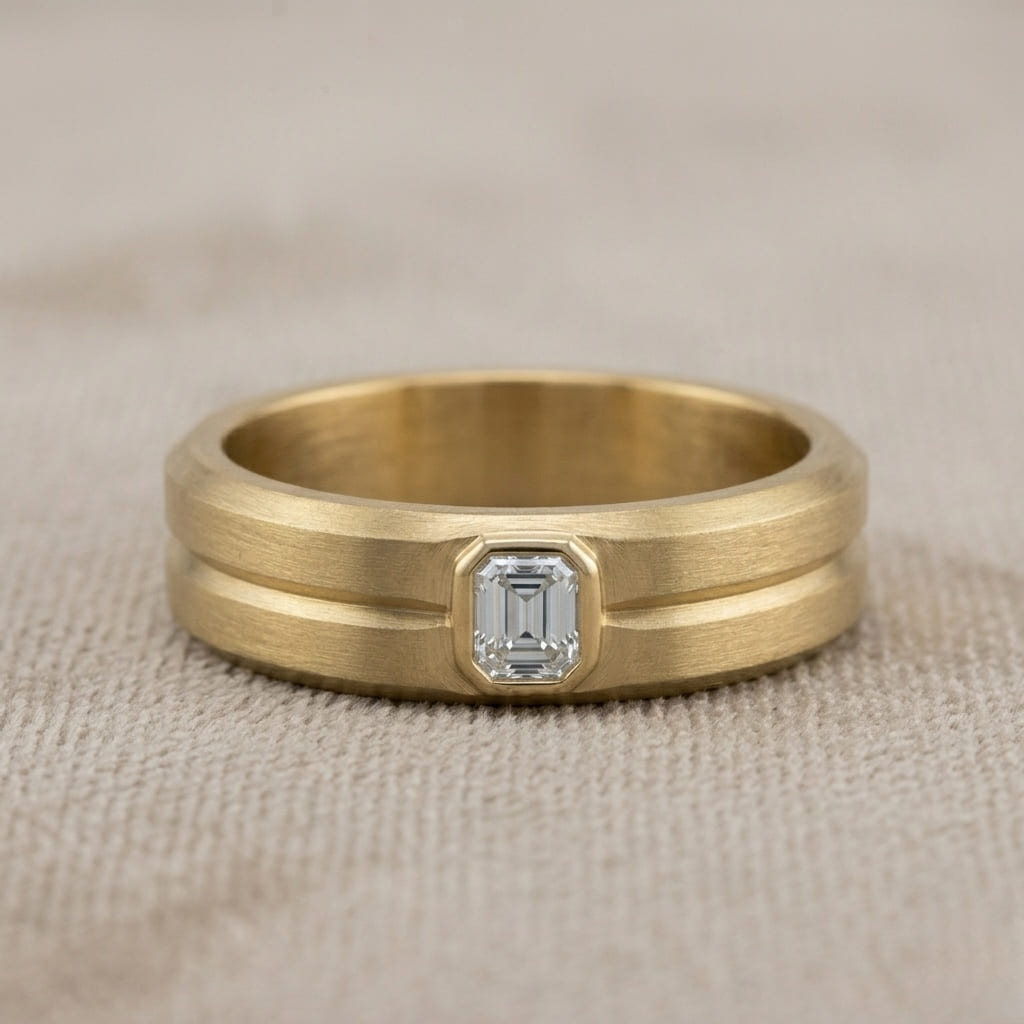 Bezel-Set Diamond Rings