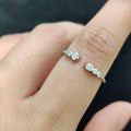 Thumbnail 29 - Bezel Set Open Stacking Rings