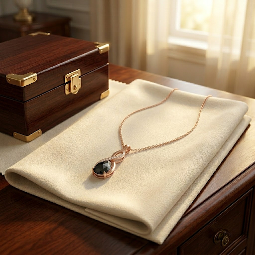Black Diamond Necklaces for Anniversary Gifts