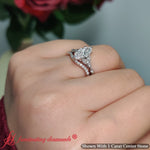 Load image into Gallery viewer, Celtic Knot Split Bridal Ring Set