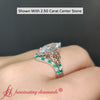 Load image into Gallery viewer, Marquise Cut Two Tone Celtic Bridal Ring Set