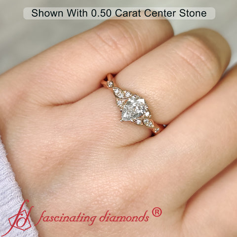 Celtic_Knot_Split_Pear_Shaped_Lab_Diamond_Engagement_Ring_In_14K_Rose_Gold-FD9609R-2