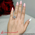 Thumbnail 4 - Emerald Cut 4 Prong Classic Solitaire Ring