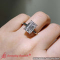 Thumbnail 7 - Emerald Cut 4 Prong Classic Solitaire Ring