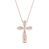 Load image into Gallery viewer, Classic-pave-set-cross-diamond-pendant-in-rose-gold-FDPD10871ANGLE1-NL-RG
