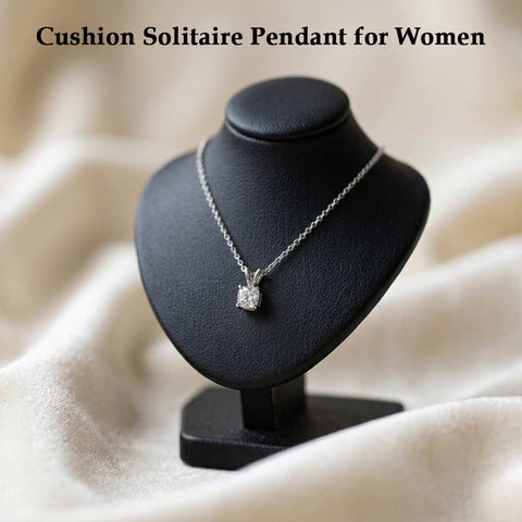 Cushion Cut Solitaire Pendant