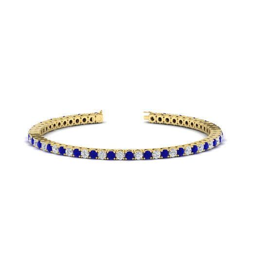 Diamond-Tennis-Bracelet-For-Women-3-Ctw-Blue-Sapphire-In-Yellow-Gold-FDBRC8635ROGSABL-3.00_20CT-NL-YG