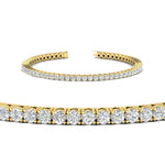 Load image into Gallery viewer, Diamond-Tennis-Bracelet-For-Women-3-Ctw-In-Yellow-Gold-Yellow-Gold-FDBRC8635ROANGLE2-3.00_20CT-NL-YG
