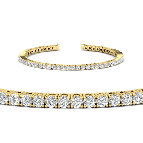Diamond-Tennis-Bracelet-For-Women-3-Ctw-In-Yellow-Gold-Yellow-Gold-FDBRC8635ROANGLE2-3.00_20CT-NL-YG