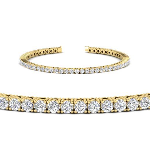 Diamond-Tennis-Bracelet-For-Women-3-Ctw-In-Yellow-Gold-Yellow-Gold-FDBRC8635ROANGLE2-3.00_20CT-NL-YG