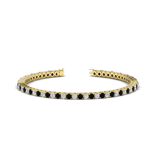 Diamond-Tennis-Bracelet-For-Women-3-Ctw-With-Black-Diamond-In-Yellow-Gold-FDBRC8635ROGBLACK-3.00_20CT-NL-YG