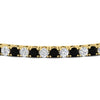 Load image into Gallery viewer, Diamond-Tennis-Bracelet-For-Women-3-Ctw-With-Black-Diamond-In-Yellow-Gold-FDBRC8635ROGBLACKANGLE5-3.00_20CT-NL-YG