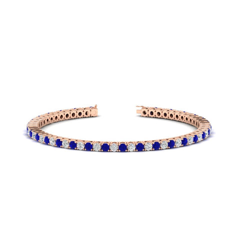 Diamond-Tennis-Bracelet-For-Women-3-Ctw-With-Blue-Sapphire-With-Blue-Sapphire-In-Rose-Gold-FDBRC8635ROGSABL-3.00_20CT-NL-RG