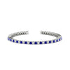 Load image into Gallery viewer, Diamond-Tennis-Bracelet-For-Women-3-Ctw-With-Blue_20Sapphire-In-White-Gold-FDBRC8635ROGSABL-3.00_20CT-NL-WG
