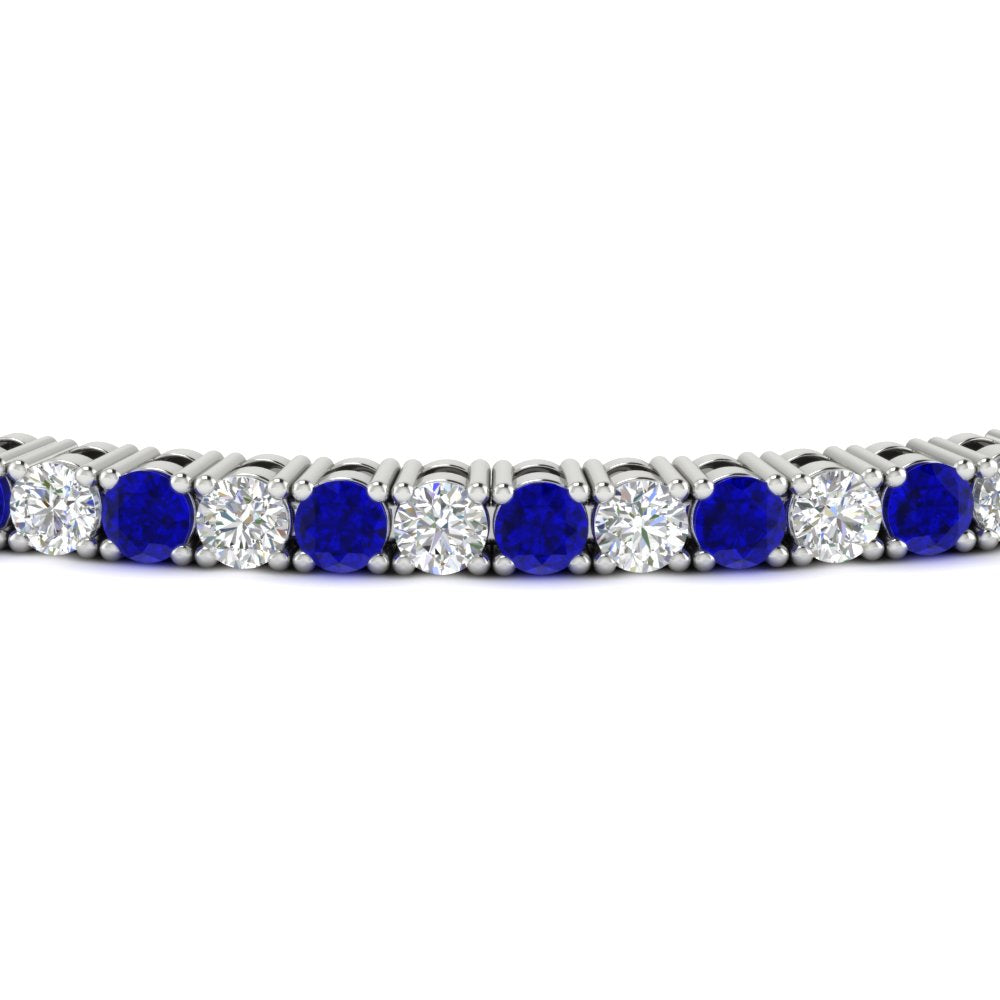 Diamond-Tennis-Bracelet-For-Women-3-Ctw-With-Blue_20Sapphire-In-White-Gold-FDBRC8635ROGSABLANGLE5-3.00_20CT-NL-WG