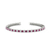 Load image into Gallery viewer, Diamond-Tennis-Bracelet-For-Women-3-Ctw-With-Pink-Sapphire-In-White-Gold-FDBRC8635ROGSADRPI-3.00_20CT-NL-WG