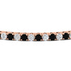 Load image into Gallery viewer, Diamond-Tennis-Bracelet-For-Women-3-Ctw-With-black-Diamond-In-Rose-Gold-FDBRC8635ROGBLACKANGLE5-3.00_20CT-NL-RG