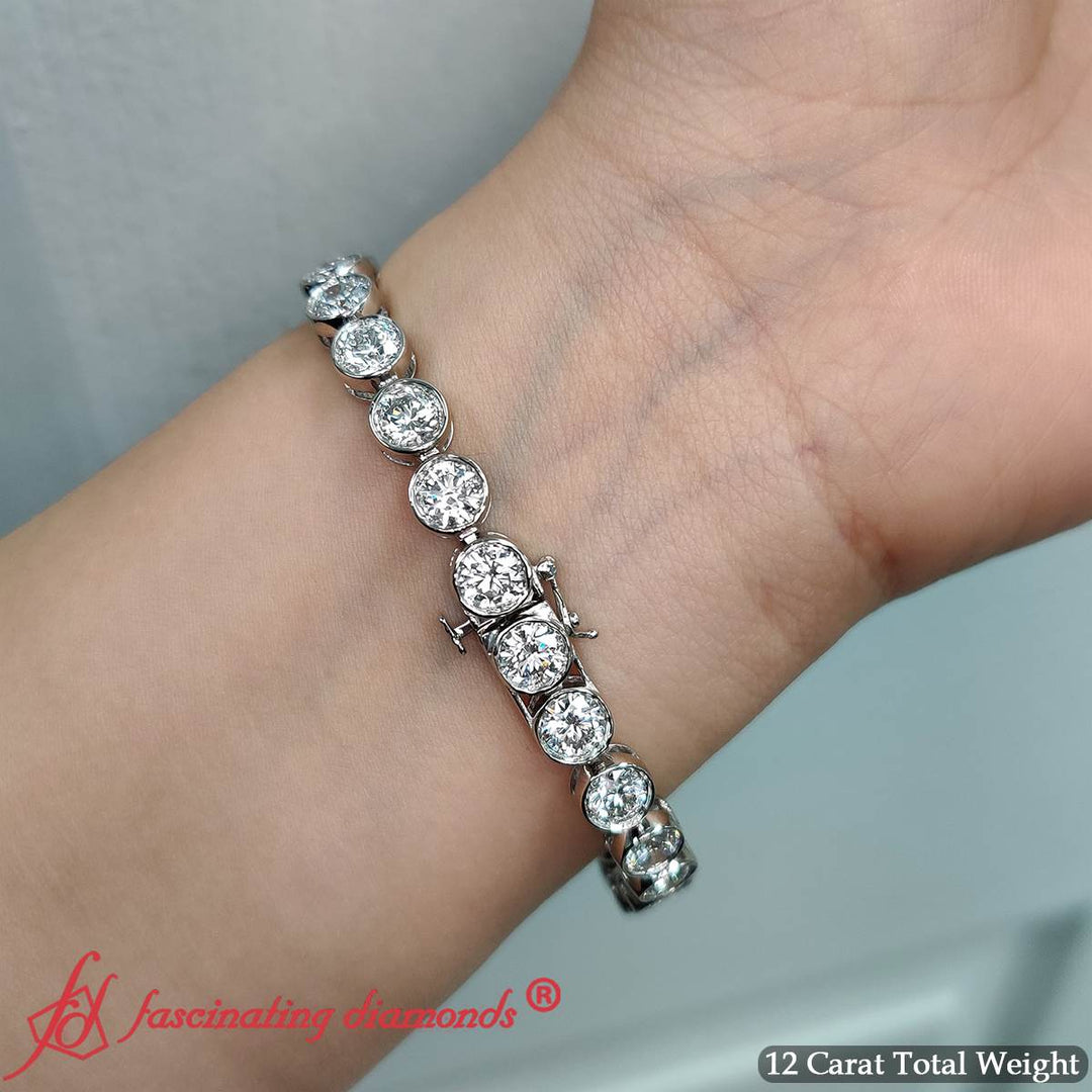 Diamond-bezel-set-tennis-bracelet-12-carat-in-14k-white-gold-fdbrc10572ro-6