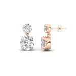 Load image into Gallery viewer, Diamond-round-drop-stud-earrings-in-gold-in-rose-gold-fdear11550roangle3-nl-rg.jpg?v=1769064818