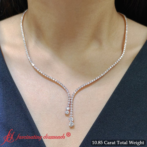 Diamond-tennis-eternity-y-necklace-in-rose-gold-FDNK11313-2