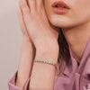 Load image into Gallery viewer, Dual Chain Round Diamond Bar Bracelet