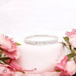 Load image into Gallery viewer, Diamond+Bezel+Set+Thin+Stack+Band+In+14k+White+Gold-FDWB1408-1.jpg
