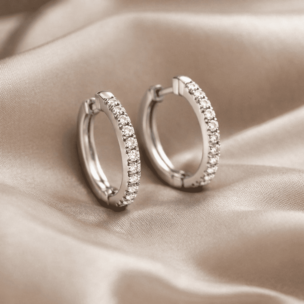 Huggie Diamond Earrings
