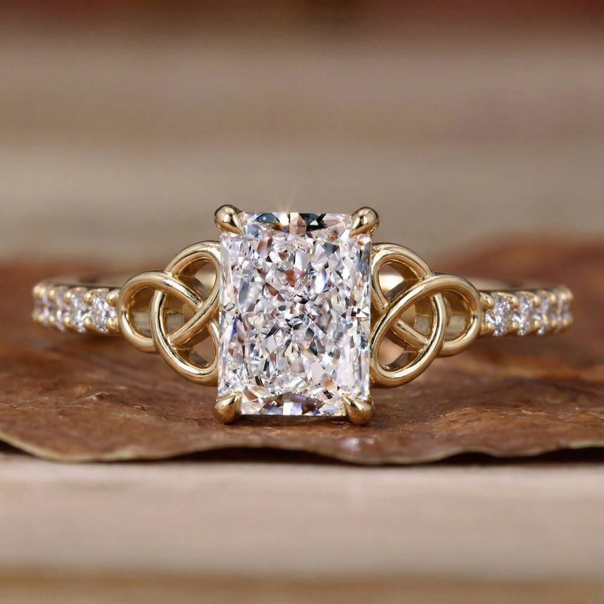 5. Radiant Cut Engagement Rings
