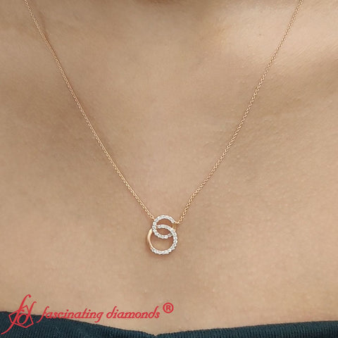 Double-diamond-circle-pendant-necklace-in-rose-gold-FDPD10835-6
