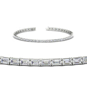 Emerald-Cut-East-West-Tennis-Bracelet-In-White-Gold-FDBRC10220ANGLE2-NL-WG