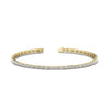 Load image into Gallery viewer, Emerald-Cut-East-West-Tennis-Bracelet-In-Yellow-Gold-FDBRC10220-NL-YG