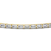 Load image into Gallery viewer, Emerald-Cut-East-West-Tennis-Bracelet-In-Yellow-Gold-FDBRC10220ANGLE5-NL-YG