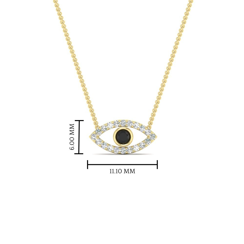 Evil-Eye-black-diamond-stacking-necklace-in-FDPD11077GBLACK-NL-YG