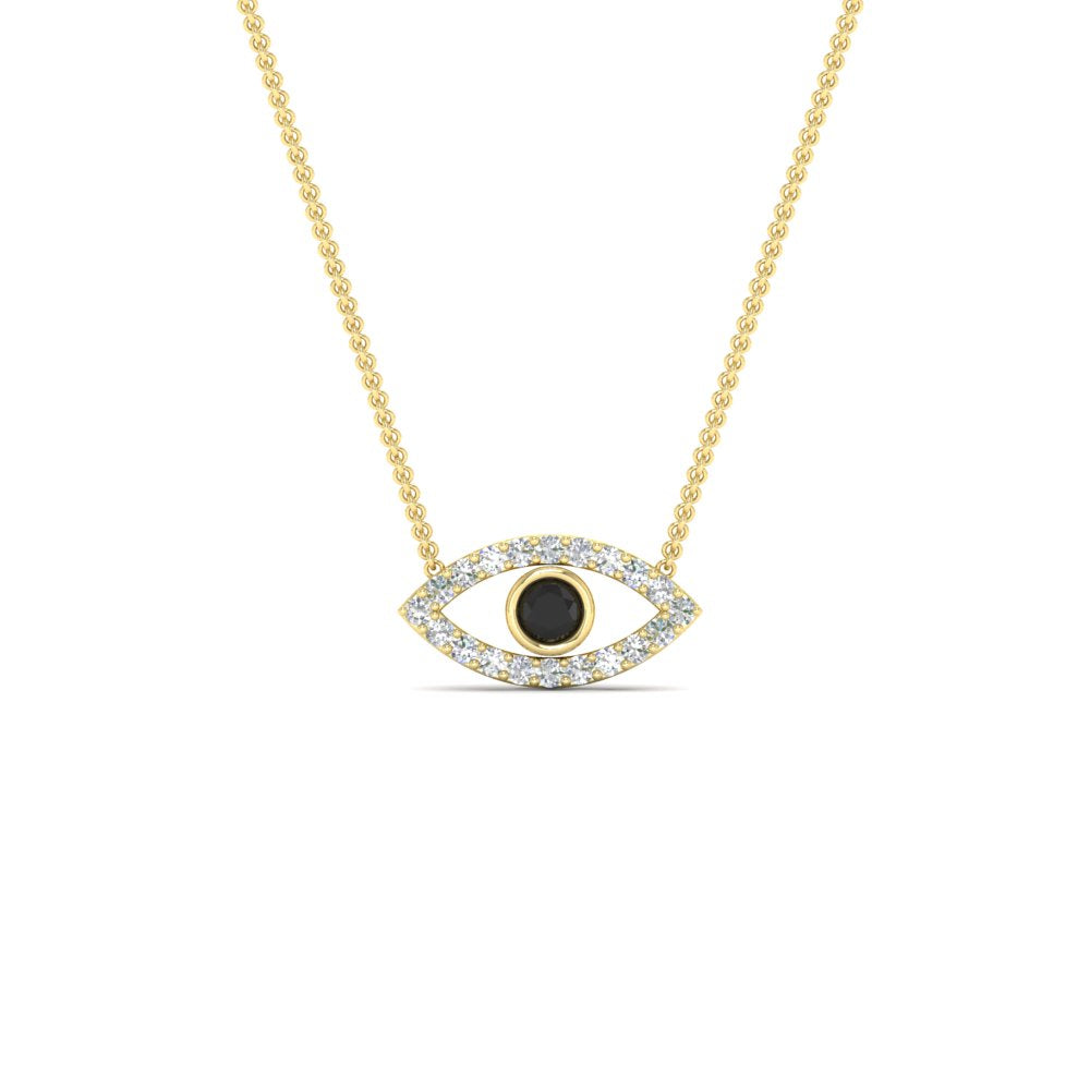 Evil-Eye-black-diamond-stacking-necklace-in-FDPD11077GBLACK-NL-YG