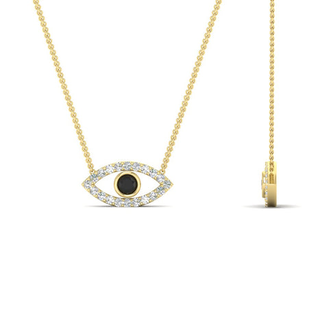 Evil-Eye-black-diamond-stacking-necklace-in-FDPD11077GBLACK-NL-YG