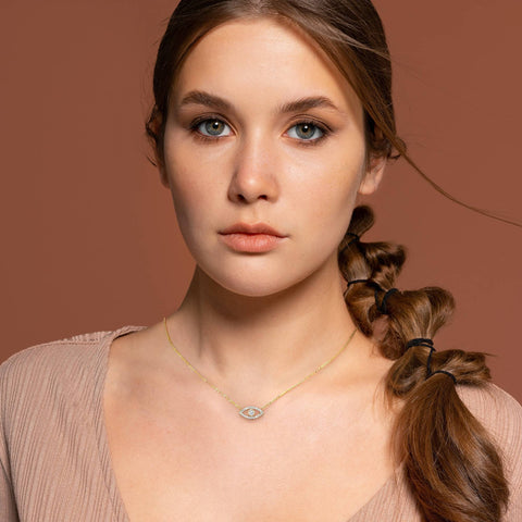 Evil-Eye-diamond-stacking-necklace-in-FDPD11077-NL-YG