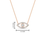 Load image into Gallery viewer, evil-eye-diamond-stacking-necklace-in-fdpd11077-fancy-1-rg
