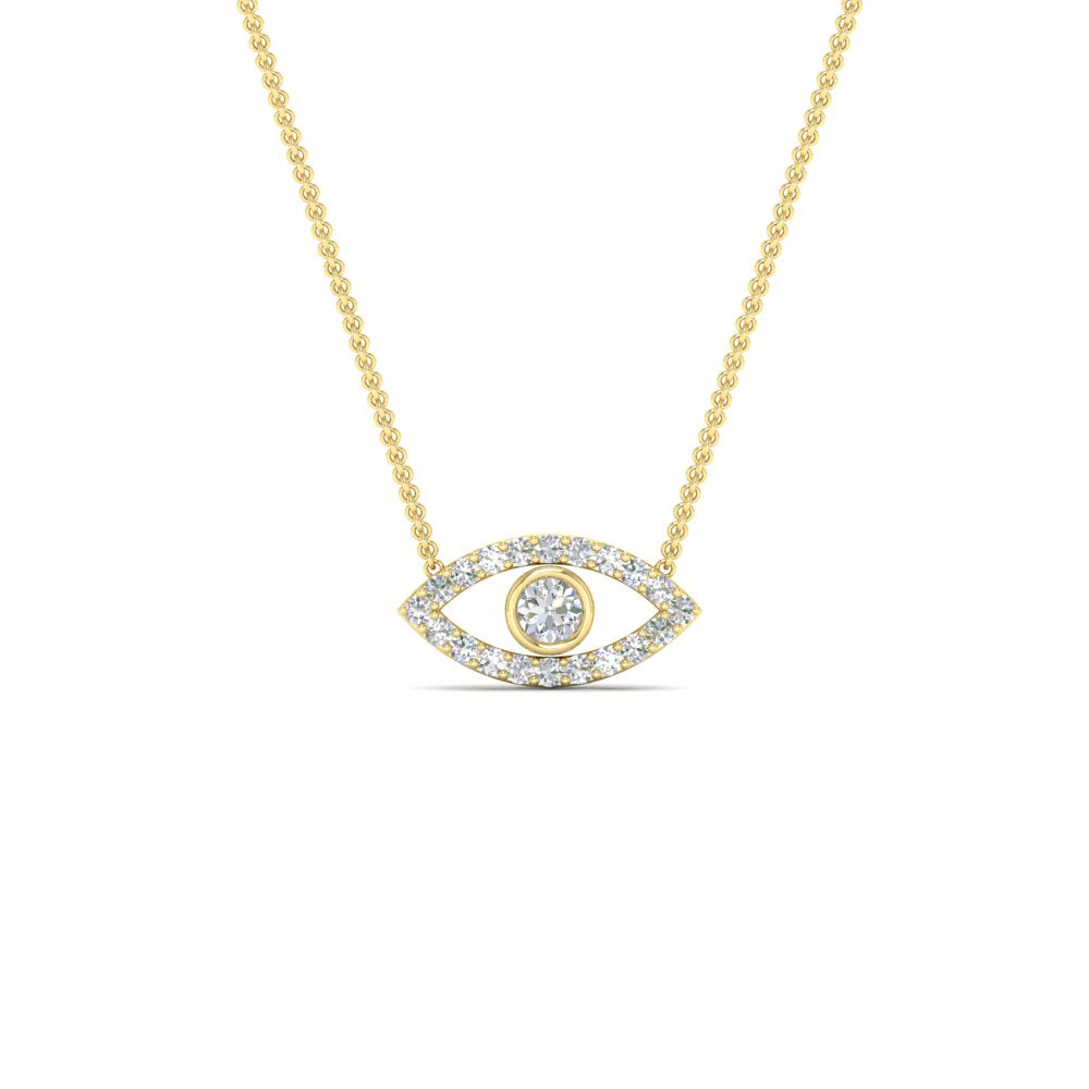 Evil-Eye-diamond-stacking-necklace-in-FDPD11077-NL-YG