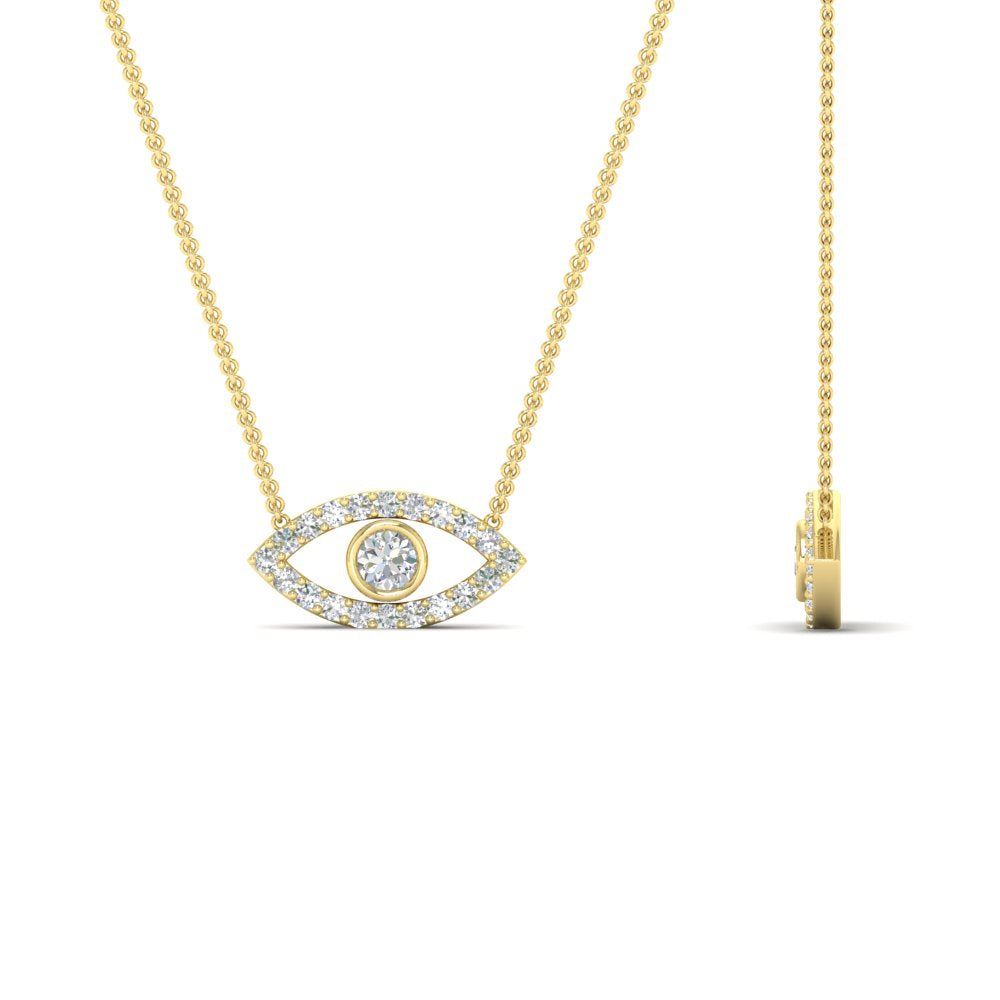 Evil-Eye-diamond-stacking-necklace-in-FDPD11077-NL-YG