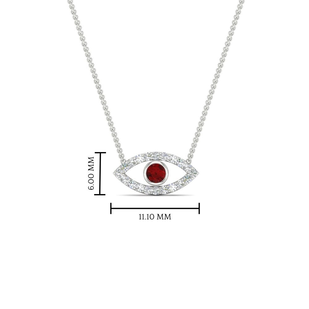 Evil-Eye-ruby-stacking-necklace-in-FDPD11077GRUDR-NL-WG
