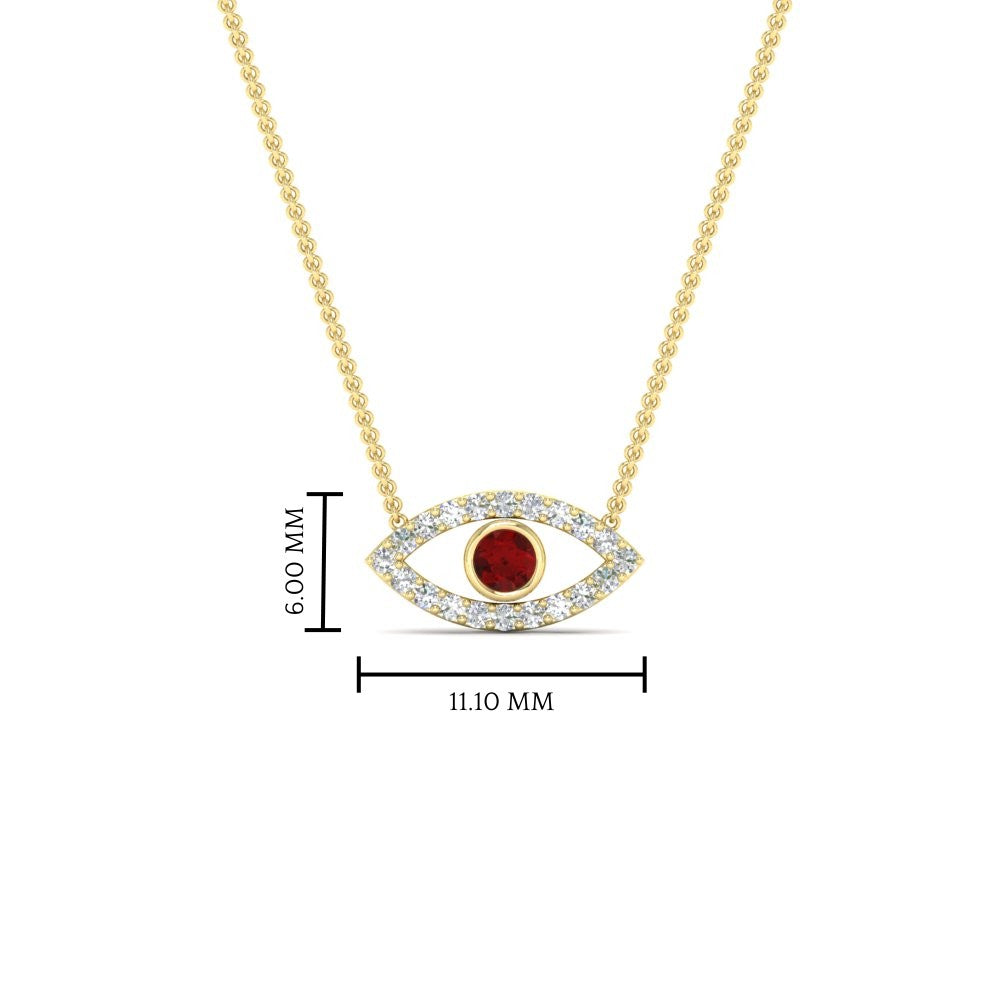 Evil-Eye-ruby-stacking-necklace-in-FDPD11077GRUDR-NL-YG