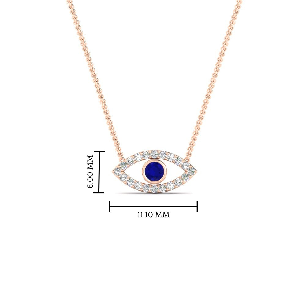Evil-Eye-sapphire-stacking-necklace-in-FDPD11077GSABL-NL-RG