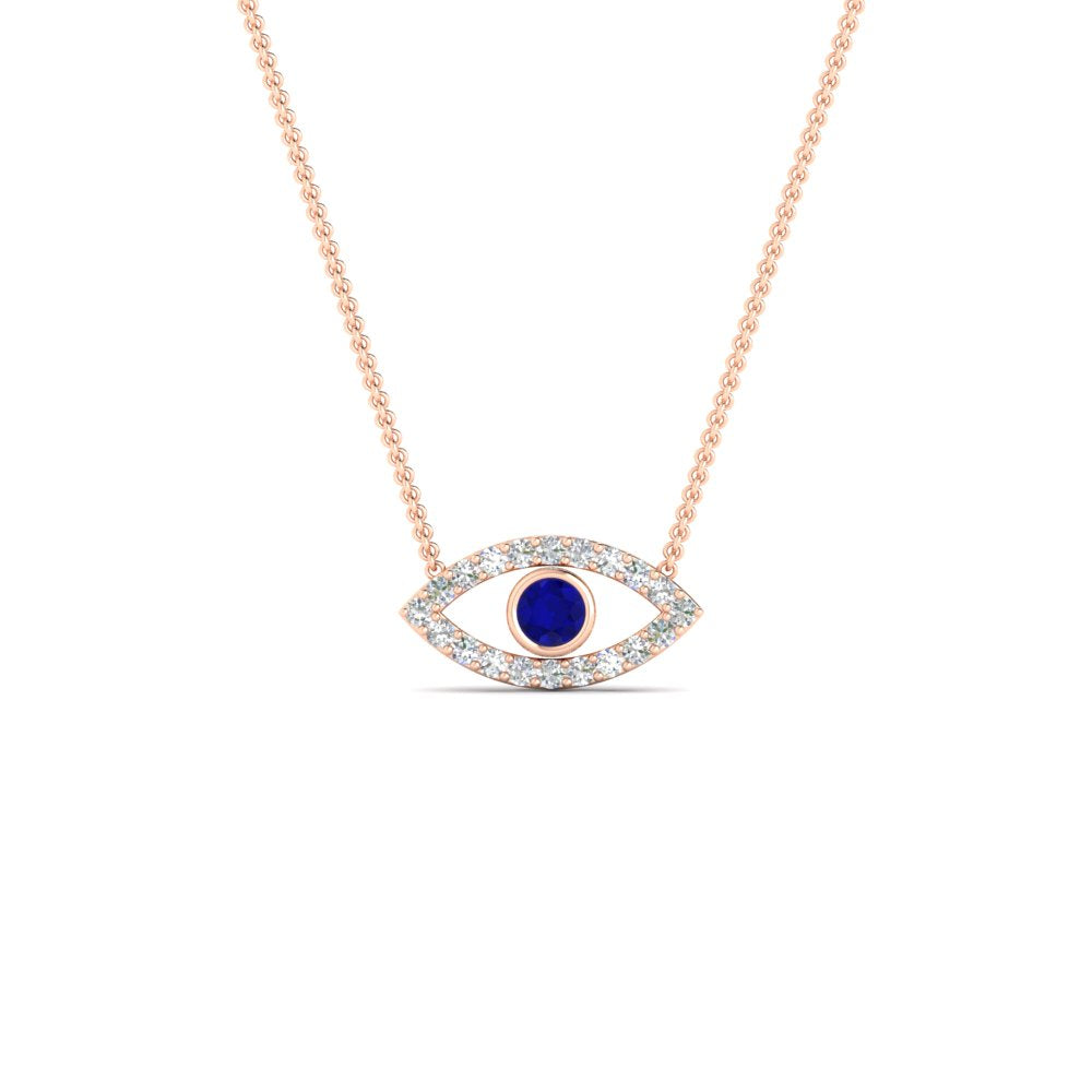 Evil-Eye-sapphire-stacking-necklace-in-FDPD11077GSABL-NL-RG