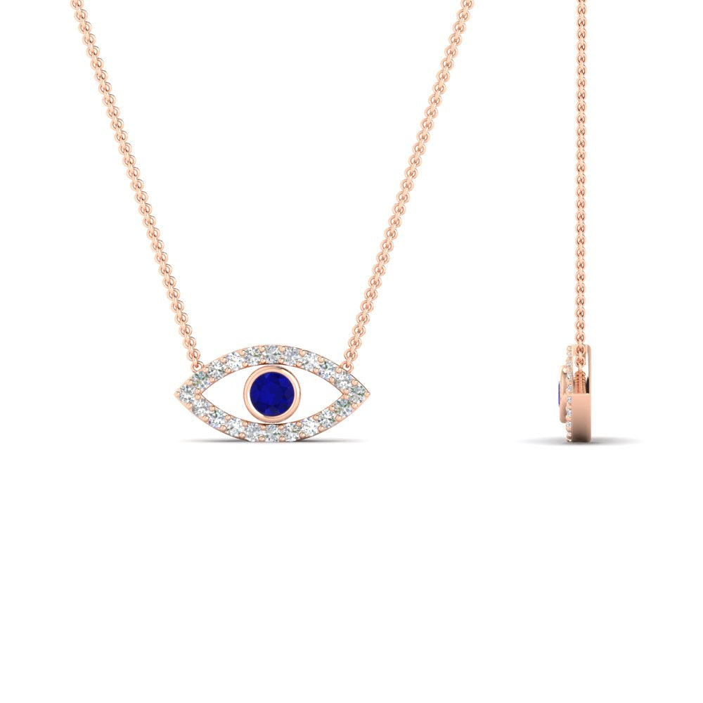 Evil-Eye-sapphire-stacking-necklace-in-FDPD11077GSABL-NL-RG
