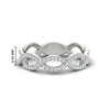 Load image into Gallery viewer, Infinity Diamond Twist Wedding Band