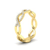 Load image into Gallery viewer, Infinity Diamond Twist Wedding Band