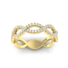 Load image into Gallery viewer, Infinity Diamond Twist Wedding Band